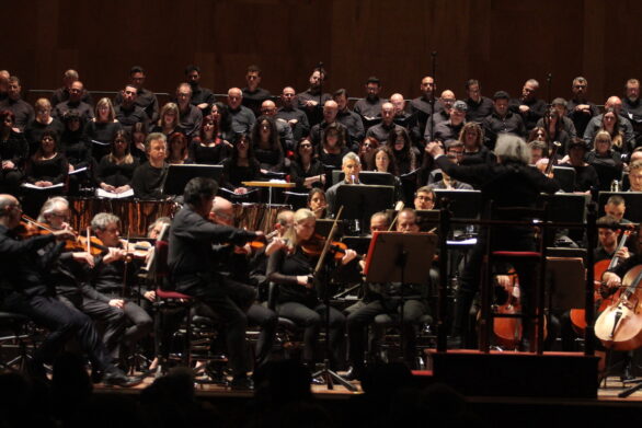 Primo piano dell'orchestra