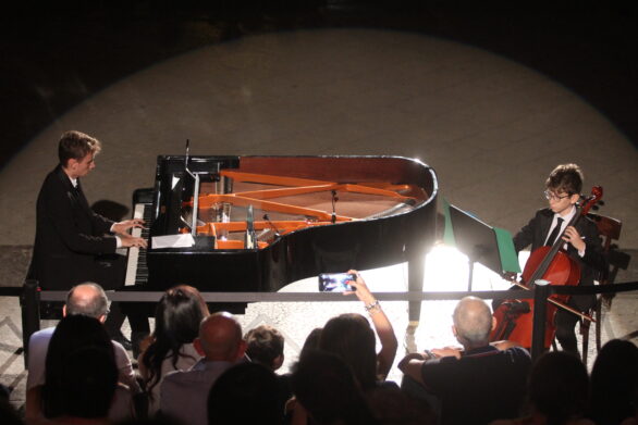 coppia di pianista e violoncellista