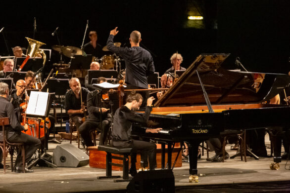 orchestra durante un'esecuzione