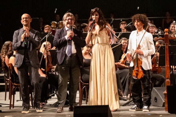 Presentazione del violinista